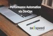 Perfomance Automation via DevOps Webinar