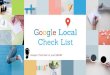 Google Local Check List