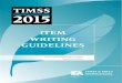 TIMSS 2015 Item Writing Guidelines