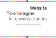 Makerble website engine - websites for charities starting at £1,000