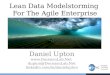 Original: Lean Data Model Storming for the Agile Enterprise