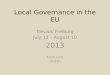 UC Davis Summer Abroad "Community Politics and Development in the European Union"