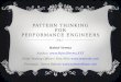 CMG India - Pattern Thinking for Performance Engineers by Rahul Verma