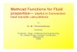 Mathcad functions for fluid properties  -  for convection heat transfer calculations