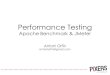 Performance Testing  - Apache Benchmark, JMeter