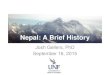 Nepal: A Brief History