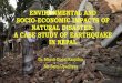 Environmental and Socio-economic Impacts of Gorkha Earthquake, Nepal