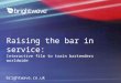 Raising the bar in service: Interactive film to train bartenders worldwide