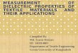 Measurement of dielectric properties of textile materials and their applications
