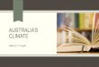 Week 4.2 australia's climate
