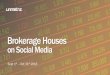 Social Media Report - Brokerage Houses (India) September - October 2016