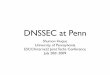 DNSSEC at Penn
