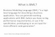 Business Modeling Language (BML) for Process Mapping