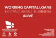 Working Capital Loans Keeping Small Business Alive