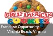 Great American Cookies Franchise Opportunity Available in Virginia Beach, Virginia!