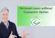 Personal loans without guarantor option