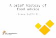 Pictorial History of food guides