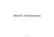 World parliaments