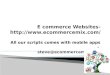 Need of E commerce websites for your store - Ecommercemix