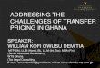 Challenges of TP in Ghana(final)