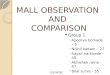 Mall’s observation and comparison final