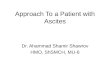 Approach To a Patient with Ascitis