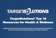 TargetSolutions' Top 10 Resources for Health & Wellness