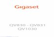Gigaset QV830 Tablet User Guide
