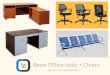 Office chairs & Table