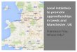 Local Initiatives to promote apprenticeships in Leeds and Manchester, UK
