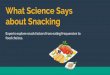 What Science Says About Snacking