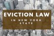 Tal Rappleyea Presents: Eviction Law in New York State