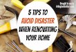 5 Tips to Avoid Disaster When Remodeling Your Home by ArlingtonBuilders.com