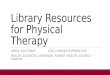 Library Resources for Physical Therapy