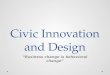 DHSS Civic Innovation and Design Overview