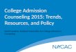 NACAC College Admission Counseling 2015