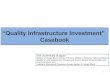 "Quality Infrastructure Investment" Casebook (PDF)
