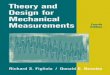 Theory and Design for Mechanical Measurements solutions manual Figliola 4th ed