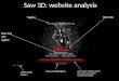 Saw 3D website analysis