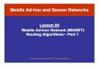 Mobile Ad-hoc Network (MANET) Routing Algorithms─ Part 1