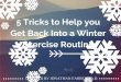 Jonathan Farber PhD: 5 Tricks To Help You Get Back Into A Winter Workout Routine