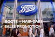 BOOTS: Hair Care Sales Promotion Case Study