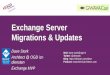 GWAVACon 2015: Microsoft MVP - Exchange Server Migrations & Updates