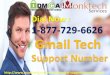 Dial Now 1-877-729-6626 Gmail Tech Support Number against Hacker