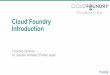 Cloud Foundry Introduction for CF Meetup Tokyo March 2016