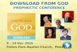 Download From God Prophetic Conference 2016 - by Paul Ang Global Vision
