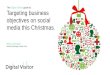 Targeting business objectives on social media this Christmas