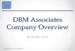 DBM_Associates_Presentation 2013_11