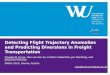 Detecting Flight Trajectory Anomalies and Predicting Diversions in Freight Transportation