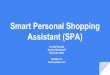 Personal Shopping Assistant - A Big Data Problem